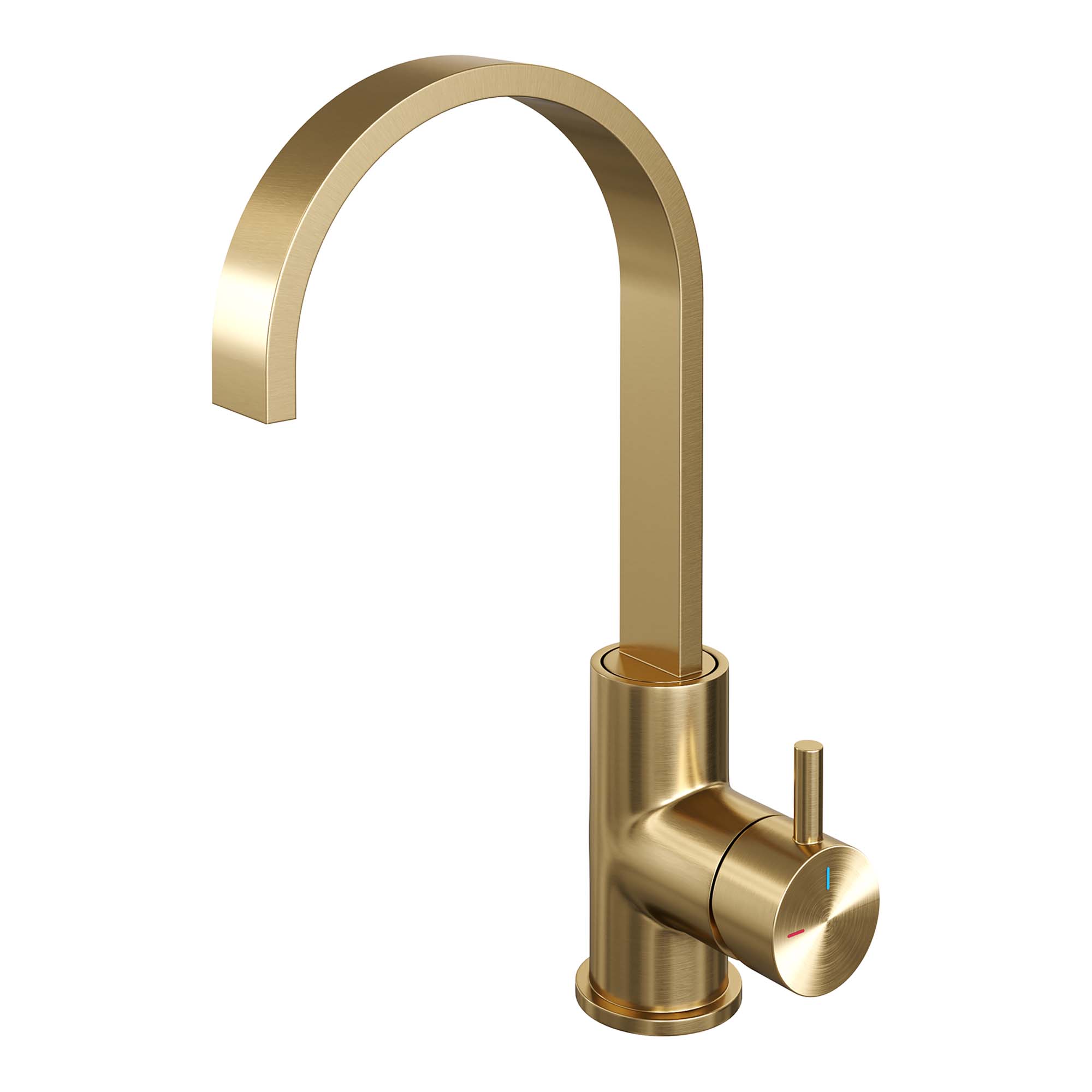 Brauer Gold Edition hoge opbouw wastafelmengkraan