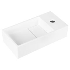 Differnz Solid fontein solid surface wit 36 x 18.5 x 9 cm