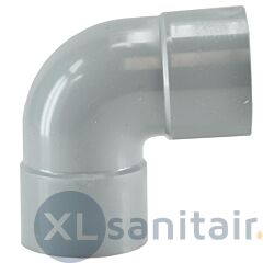  Afvoerbocht dubbele mof 40 mm 90 graden PVC