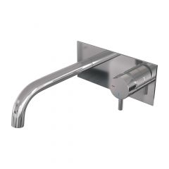 Brauer Chrome Edition inbouw wastafelmengkraan met gebogen uitloop