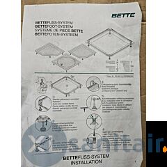 Bette Potensysteem Voor Douchebak 90 x 75 cm