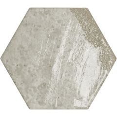 Wandtegel Carmen hexa grey 13x15 cm