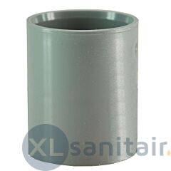  Dubbele mof 50 mm PVC