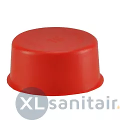  Speciedeksels kunststof 75 mm rood