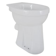 Xellanz staande verhoogde toiletpot +6 PK wit