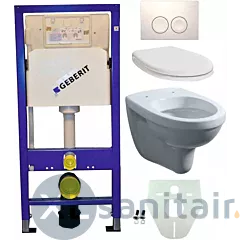 Geberit UP 100 +Trevi wc+zitt.+ Delta 25 wit