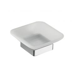 Wiesbaden Eris zeephouder met glas chroom