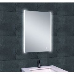 Wiesbaden Duo spiegel rechthoek met LED 52 x 70 cm