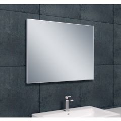 Xellanz Serra spiegel rechthoek met lijst 80 x 60 x 2,1 cm aluminium