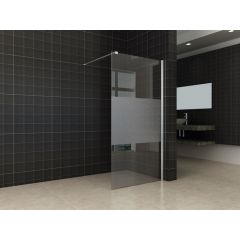 Wiesbaden inloopdouche + muurprof. 800x2000 10mm NANO ged.matglas