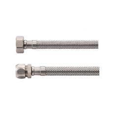 Riko Flexibele aansluitslang 1/2" bi x 15mm knel 60 cm RVS