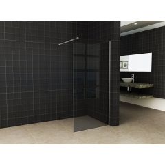 Wiesbaden Slim glasplaat rookglas 800x2000 8mm nano