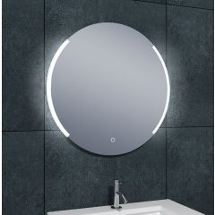 Wiesbaden Round spiegel rond met LED, dimbaar en spiegelverwarming 80 cm
