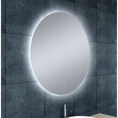 Wiesbaden Soul spiegel rond met LED, dimbaar en spiegelverwarming 80 cm