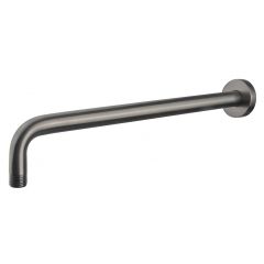 Wiesbaden Caral douchearm met muurbevestiging 45 cm gunmetal