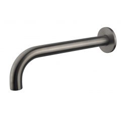 Wiesbaden inbouw-uitloop rond 25cm 1/2''  gunmetal