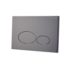 Wiesbaden X32 Metal drukplaat voor inbouwreservoir gunmetal