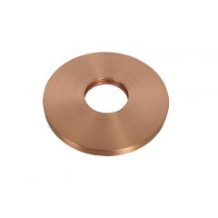 Wiesbaden rozet 75mm tbv uitloop 29.6153 geborsteld koper