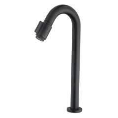 Wiesbaden Victoria luxe fonteinkraan XL 1/2'' mat zwart