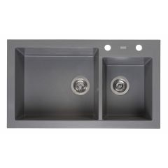 Reginox Amsterdam 25 grey silvery spoelbak