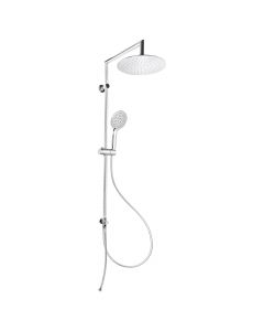 Differnz Topline doucheset met grote stortdouche en losse handdouche ABS 20 x 20 x 105 cm chroom