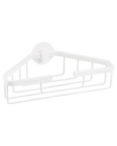 Differnz draadmand driehoek zonder boren aluminium 25 x 13.1 x 8.1 cm wit