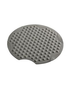 Wiesbaden Ridder Tecnoplus antislip mat douche rond 55 cm grijs