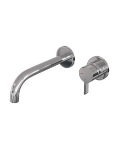 Brauer Chrome Edition inbouw wastafelmengkraan met gebogen uitloop