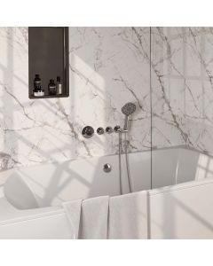 Brauer Chrome Edition thermostatische inbouw badkraan set