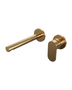 Brauer Gold Edition inbouw wastafelmengkraan met rechte uitloop