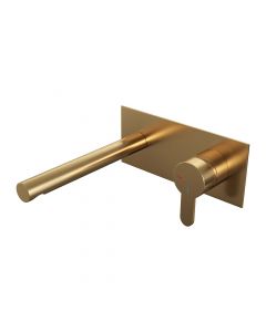 Brauer Gold Edition inbouw wastafelmengkraan met rechte uitloop