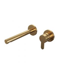 Brauer Gold Edition inbouw wastafelmengkraan met rechte uitloop