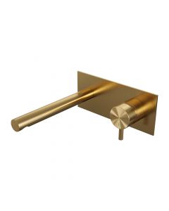 Brauer Gold Edition inbouw wastafelmengkraan met rechte uitloop