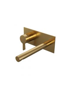 Brauer Gold Edition inbouw wastafelmengkraan met rechte uitloop