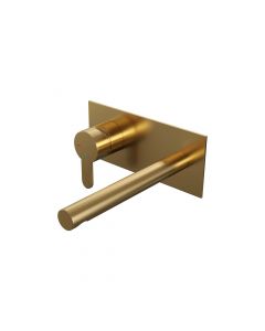 Brauer Gold Edition inbouw wastafelmengkraan met rechte uitloop