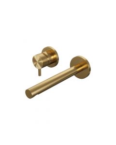 Brauer Gold Edition inbouw wastafelmengkraan met rechte uitloop