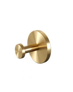 Brauer Handdoekhaak goud geborsteld PVD