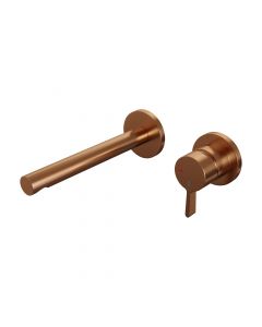 Brauer Copper Edition inbouw wastafelmengkraan met rechte uitloop