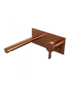 Brauer Copper Edition inbouw wastafelmengkraan met rechte uitloop