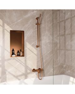 Brauer Copper Edition opbouw baddouche thermostaatkraan set