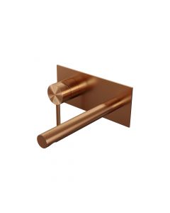 Brauer Copper Edition inbouw wastafelmengkraan met rechte uitloop