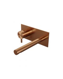 Brauer Copper Edition inbouw wastafelmengkraan met rechte uitloop
