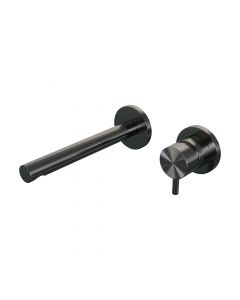Brauer Gunmetal Edition inbouw wastafelmengkraan met rechte uitloop uitloop