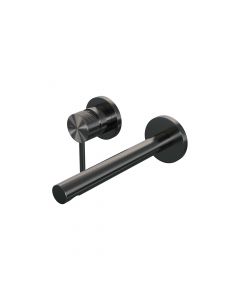 Brauer Gunmetal Carving inbouw wastafelmengkraan met rechte uitloop