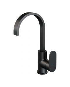Brauer Black Edition hoge opbouw wastafelmengkraan
