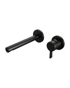 Brauer Black Edition inbouw wastafelmengkraan met rechte uitloop