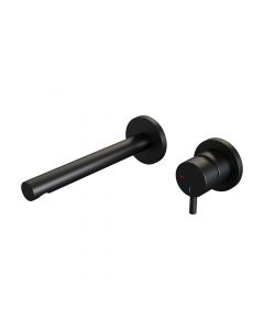 Brauer Black Edition inbouw wastafelmengkraan met rechte uitloop