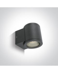 Glovalux Wandspot rond down anthracite IP65