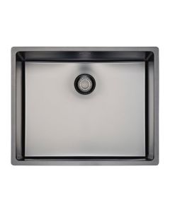 Reginox New York 50 x 40 Comfort Gun Metal Silver spoelbak