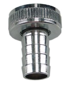 Riko chroom slangwartel set 1/2 x M 22 en borgring